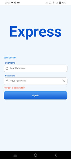 Android application Gate Management screenshort