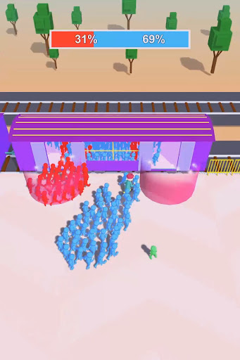 Android application Crowd Train 3ِD screenshort