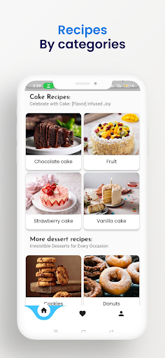 Dessert Recipes Screen 3