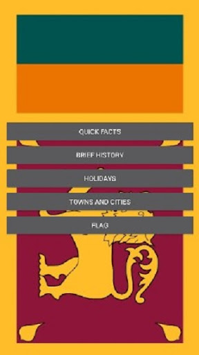 Android application HISTORY OF SRI LANKA screenshort