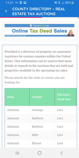 Real Estate Tax Auctions