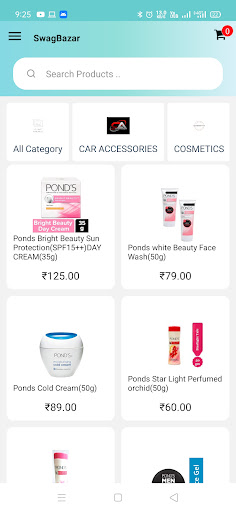 Android application Swag Bazar - Shop Online screenshort