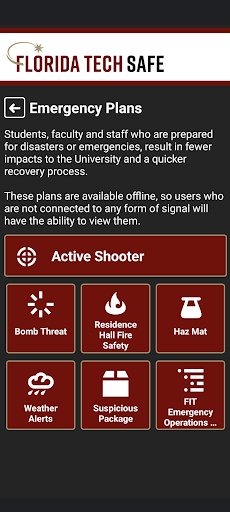 Florida Tech Safe Screenshot