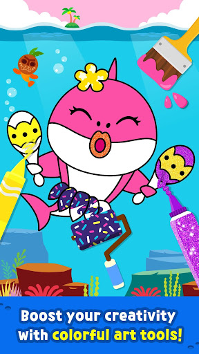 download pinkfong baby shark coloring book on pc  mac with