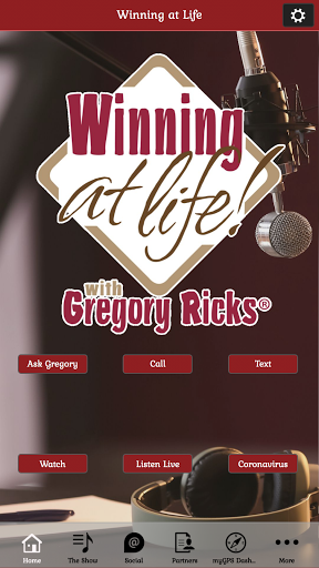 Android application Winning at Life screenshort