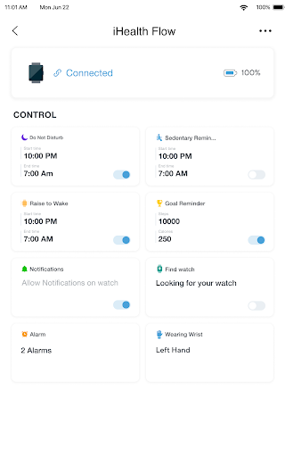 Screenshot of iHealth MyVitals