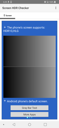 Android application Screen HDR Checker screenshort