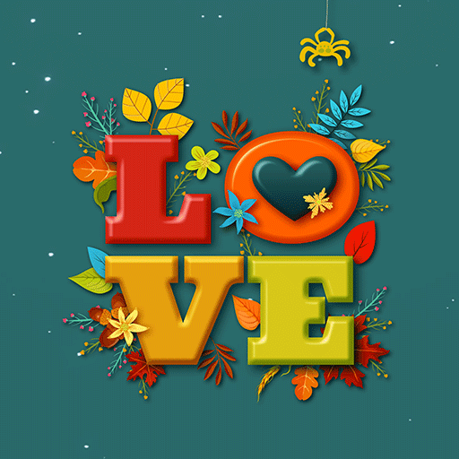 Autumn Love Flower - Wallpaper logo
