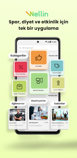Android application Wellin: Gym Fitness Sport Diet screenshort