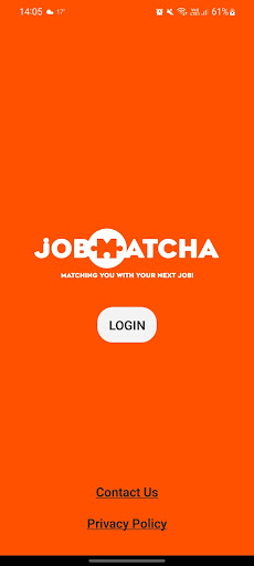 Android application JobMatchaTest screenshort