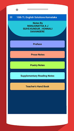10th English Solutions (TL) Ka Screen 2