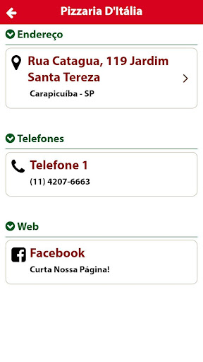 Pizzaria DItália Screen 3