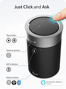 Iluv aud click 2 hotsell wireless speaker with amazon alexa