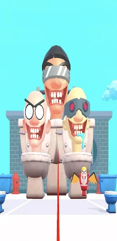 Toilet Monster Zombie Fight - Screenshot 4