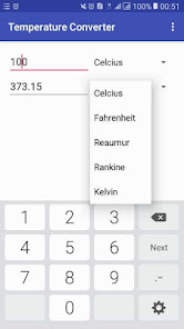 Captura 2 Temperature Converter :Celcius android