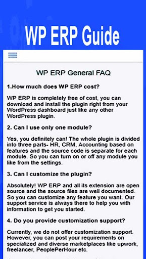 WP ERP Guide