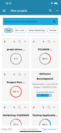 ProjectsMaster Screen 2