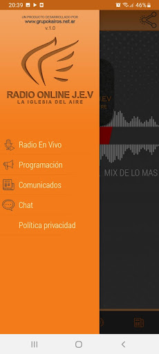 Radio Online J.E.V Screen 3