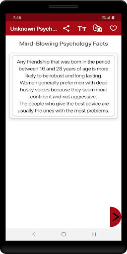 Unknown Psychology Facts Screen 2