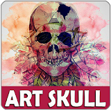 Cool Art Skull Wallpaper icon