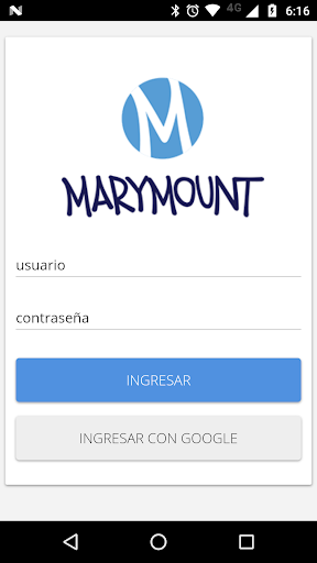 Android application Colegio Marymount screenshort
