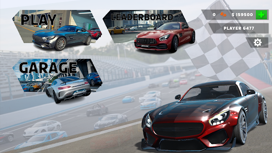 Real AMG GT Racing Driving