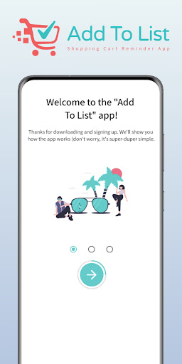 Android application Add To List screenshort