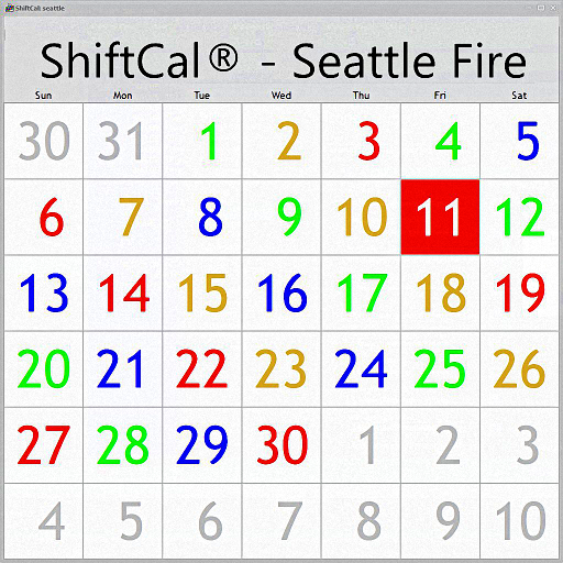 ShiftCal® for Seattle Fire logo