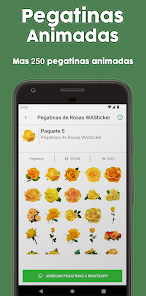 Imágen 5 Pegatinas de Rosas WASticker android