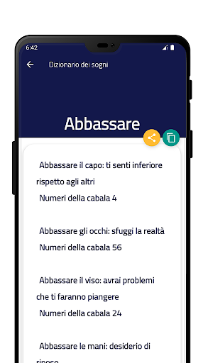 Dizionario dei sogni Screen 3