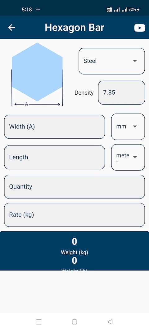 Steel Weight Calculatorのおすすめ画像4