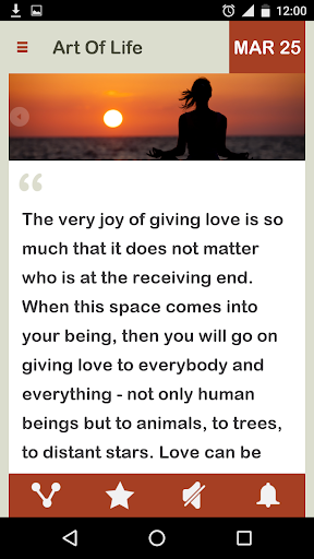 Art Of Living Daily Screen 2