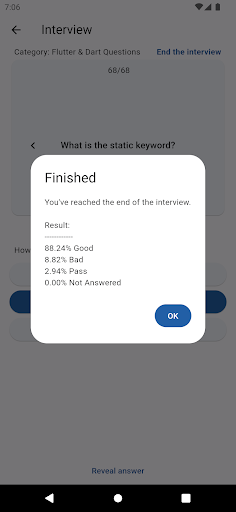 Flutter Interview Practice Screenshot