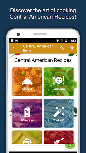 Central American Food Recipes Screen 2