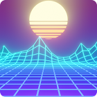 Electric racer - shooter,  retrowave Varies with device