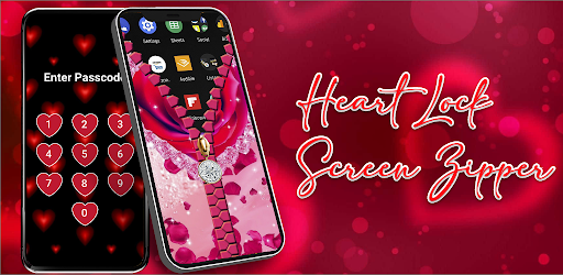 Romantic Zipper Lock Screen