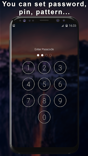 Waterfall Pattern Lock Screen Screen 2