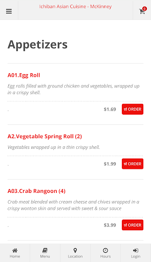 Ichiban Asian Cuisine McKinney Screen 2