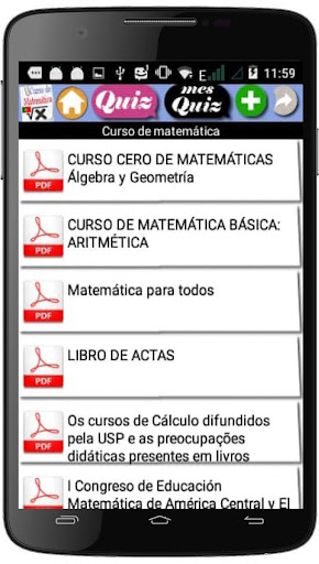 Curso de matemática Screen 3