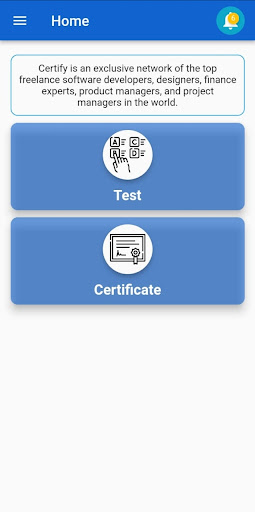 Certify Screen 2