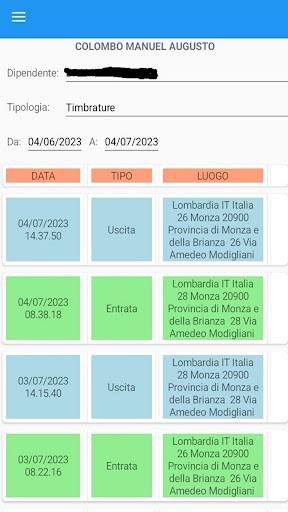 ColomboPaghePresenze Screen 2