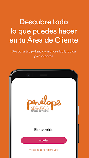 Android application Penélope Seguros screenshort