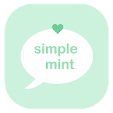 러브루시 심플 민트 카카오톡 테마 icon
