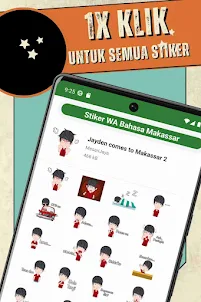 Stiker WA Bahasa Makassar