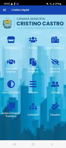 Android application Cristino Digital screenshort