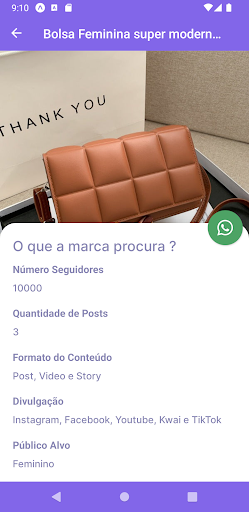 Ovni: Seja influencer Screen 3