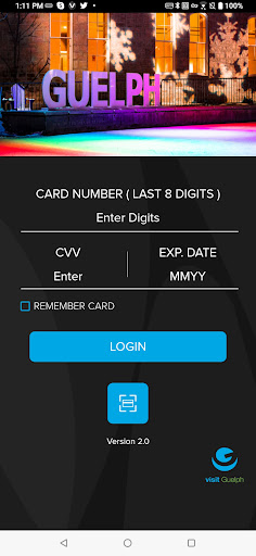 Android application Explore Guelph screenshort
