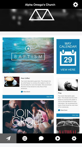 Android application Bulletin+ screenshort