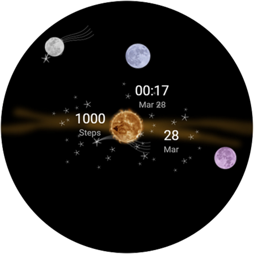 Space Time Watch Face logo
