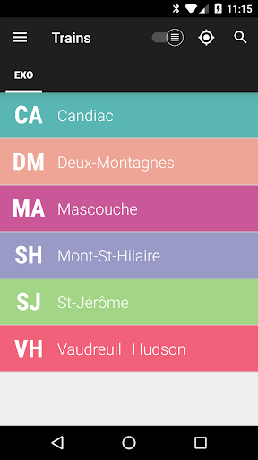 Montreal exo Train - MonTrans… Screen 3